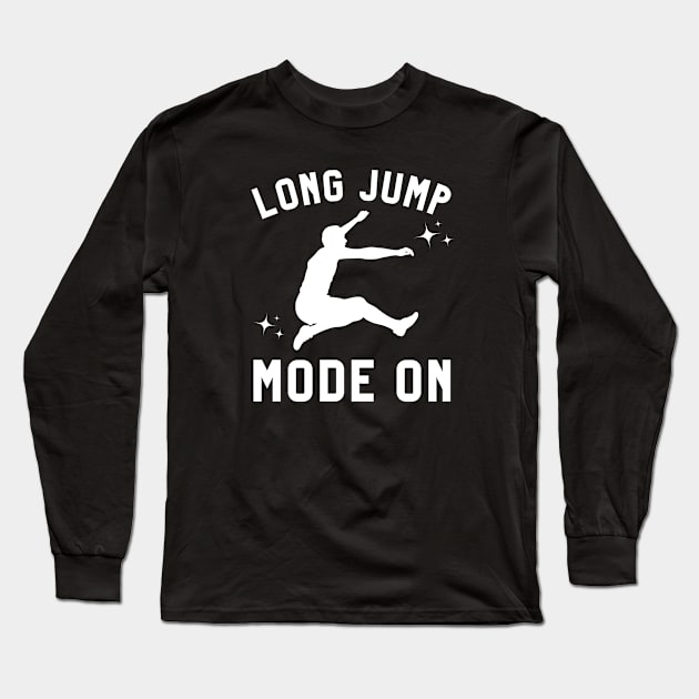 Long Jump Long Sleeve T-Shirt by footballomatic